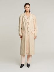 G-Star Płaszcz przejściowy w kolorze beżowym rozmiar: XL. Brązowe płaszcze damskie G-Star, xl, bez wzorów, z bawełny, bez kaptura. Za 361.99 zł.