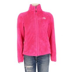 Second life - Kurtka polarowa dla kobiet TNF Osito - Jak nowy. Czerwone kurtki damskie The North Face, bez wzorów, z polaru, bez kaptura. Za 211.46 zł.