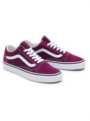Vans Skórzane sneakersy "Old Skool" w kolorze fioletowym rozmiar: 34,5. Różowe obuwie sportowe damskie Vans, bez zapięcia. Za 122.09 zł.