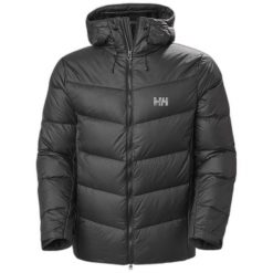 Kurtka puchowa Helly Hansen Verglas Icefall Down. Czarne kurtki damskie Helly Hansen, xl, bez wzorów, z materiału, bez kaptura. Za 1,396.35 zł.