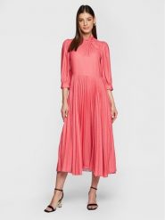 Closet London Sukienka codzienna D8163 Różowy Regular Fit. Czerwone sukienki damskie Closet London, bez wzorów, z syntetyku, bez ramiączek. Za 349.99 zł.