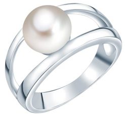 Valero Pearls Pierścionek z perłą srebro wysokiej próby Perła hodowlana słodkowodna srebrny Pierścionki 1 ct Damski. Szare pierścionki damskie Valero Pearls, z perłą, srebrne. Za 259.99 zł.