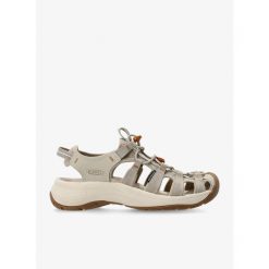 Sandały trekkingowe damskie Keen Astoria West Sandal. Czarne sandały damskie Keen, bez wzorów, bez obcasa, bez zapięcia. Za 369.99 zł.