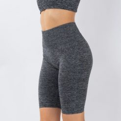 Krótkie legginsy sportowe dla kobiet Xtreme Sportswear Antracyt melanż. Szare legginsy sportowe damskie XTREME SOCKSWEAR, l, bez wzorów, na fitness i siłownię. Za 99.99 zł.