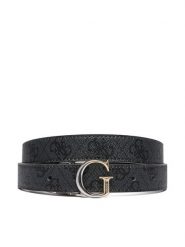 Guess Pasek Damski BW9325 P6115 Czarny. Czarne paski damskie Guess, z aplikacjami, ze skóry. Za 199.99 zł.