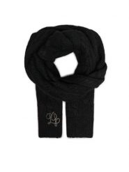 Liu Jo Szalik 2F6025 MA40S Czarny. Czarne szaliki damskie Liu Jo, bez wzorów, z poliesteru. Za 379.99 zł.