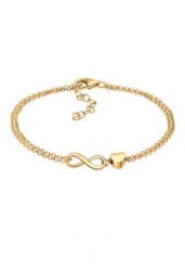 Elli Damskie serce nieskończoność miłości serce ze srebra 925 Sterling Silver Bransoletki 1 ct. Szare bransoletki damskie Elli, srebrne. Za 223.99 zł.