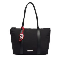 Torebka KARL LAGERFELD. Czarne torebki klasyczne damskie KARL LAGERFELD, bez dodatków. Za 849.99 zł.