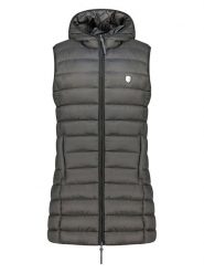 Geographical Norway Kamizelka pikowana "Vatikotal" w kolorze antracytowym rozmiar: S. Czarne kamizelki damskie Geographical Norway, s, bez wzorów, bez kaptura. Za 178.79 zł.