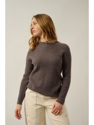 AUTHENTIC CASHMERE Kaszmirowy sweter "Assia" w kolorze brązowym rozmiar: XL. Brązowe swetry klasyczne damskie AUTHENTIC CASHMERE, xl, z kaszmiru, bez kołnierzyka. Za 369.99 zł.