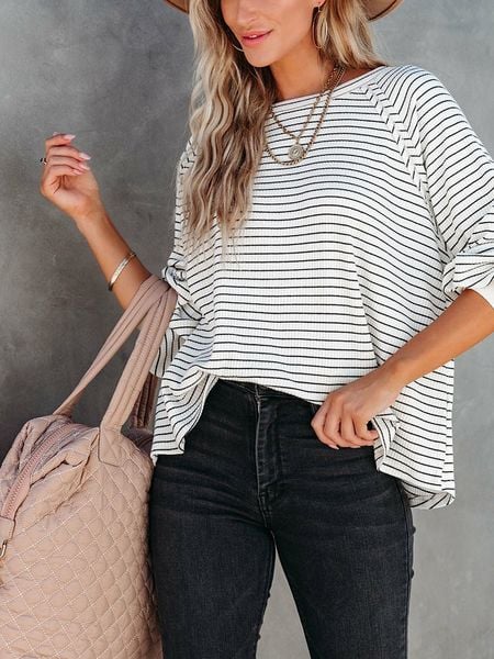 LA Angels Sweter w kolorze kremowo-czarnym rozmiar: M. Brązowe swetry klasyczne damskie LA Angels, m, bez kołnierzyka. Za 127.35 zł.