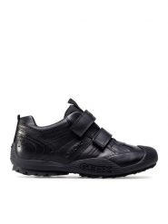 Geox Sneakersy J Savage A J0424A 00043 C9999 D Czarny. Czarne buty sportowe chłopięce Geox, ze skóry, bez zapięcia. Za 179.99 zł.