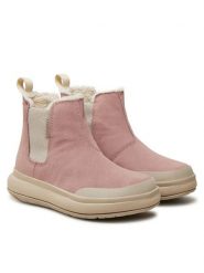 Merrell Botki Marquette Thermo Pull On Wp J007486 Różowy. Czerwone botki damskie Merrell, ze skóry, bez obcasa, na płaskiej podeszwie, bez zapięcia. Za 489.99 zł.