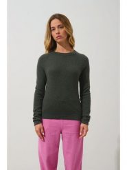 AUTHENTIC CASHMERE Kaszmirowy sweter "Ecrin" w kolorze antracytowym rozmiar: M. Czarne swetry klasyczne damskie AUTHENTIC CASHMERE, m, z kaszmiru, bez kołnierzyka. Za 356.61 zł.