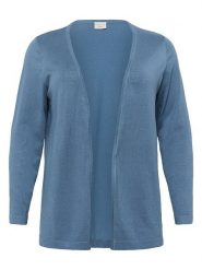 KAFFE curve Kardigan w kolorze niebieskim rozmiar: XL. Niebieskie kardigany damskie KAFFE curve, xl, bez wzorów. Za 123.25 zł.