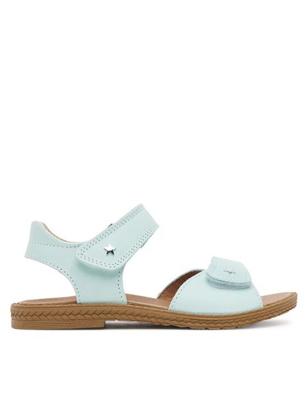 Primigi Sandały 7889822 M Niebieski. Niebieskie sandały dziewczęce Primigi, z nubiku, bez obcasa, bez zapięcia. Za 249.99 zł.