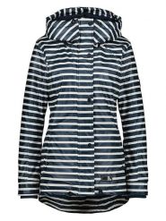 Alife and kickin Kurtka przeciwdeszczowa "ElmaAK" w kolorze granatowo-białym rozmiar: L. Białe kurtki sportowe damskie Alife and Kickin, l, z aplikacjami, ze skóry, bez kaptura. Za 221.15 zł.