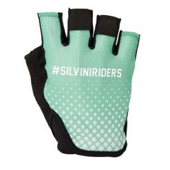 Krótkie rękawice Silvini Varena. Niebieskie rękawiczki damskie Silvini, bez wzorów. Za 191.00 zł.