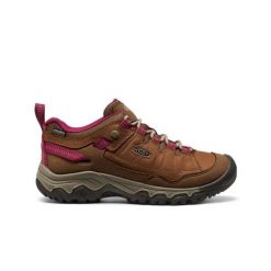 Buty trekkingowe WP damskie Keen Targhee IV. Brązowe obuwie trekkingowe damskie Keen, z nubiku, bez zapięcia. Za 770.00 zł.