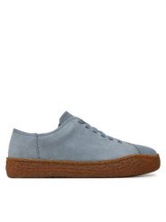 Camper Sneakersy Peu Terreno K201585-011 Szary. Szare obuwie sportowe damskie Camper, ze skóry, bez zapięcia. Za 389.99 zł.