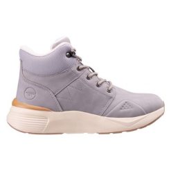 Buty zimowe Hi-Tec Mizara Mid Wo's 92800620663 szare. Szare obuwie trekkingowe damskie z gumy, bez zapięcia. Za 396.74 zł.