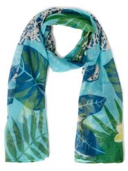 Marie Lund Szalik Kobiety niebieski|zielony|wielokolorowy, ONE SIZE. Niebieskie szaliki damskie Marie Lund, bez wzorów, z syntetyku. Za 119.95 zł.