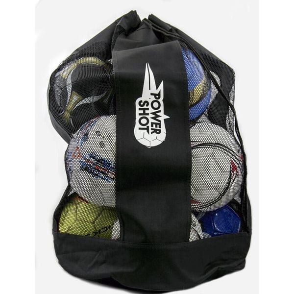 Torba na 12 balonów PowerShot. Czarne torby sportowe POWERSHOT, bez wzorów. Za 110.50 zł.
