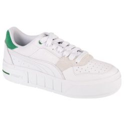 Buty do chodzenia damskie Puma Cali Court Match. Białe obuwie sportowe casual damskie Puma, ze skóry, trekkingowe. Za 279.99 zł.