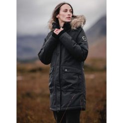 Dlx Dana- Damska kurtka puchowa Dlx Czarny Marl. Brązowe kurtki damskie DLX, bez wzorów, z puchu, bez kaptura. Za 929.99 zł.