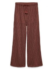 Vero Moda Spodnie w kolorze brązowym rozmiar: L. Brązowe spodnie materiałowe damskie Vero Moda, bez wzorów, z materiału. Za 96.14 zł.