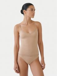 Ysabel Mora Podkoszulek 19459 Beżowy jasny Slim Fit. Brązowe koszule nocne i halki ysabel mora, bez wzorów, z wiskozy, bez ramiączek. Za 109.99 zł.