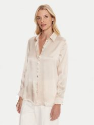 Marella Koszula Bunny 2523116015 Écru Regular Fit. Koszule damskie Marella, bez wzorów, z acetatu, bez kołnierzyka, bez ramiączek. Za 799.99 zł.