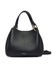 Furla Torebka Nuvola Mini WE00907 HSF000 CN O6000 Czarny. Czarne torebki klasyczne damskie Furla, ze skóry, bez dodatków. Za 1,439.00 zł.