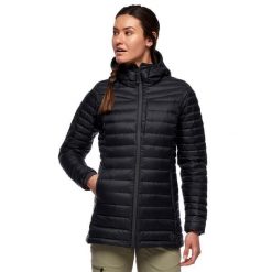Kurtka puchowa damska Black Diamond Access Down Parka. Czarne kurtki damskie Black Diamond, s, z puchu, bez kaptura. Za 569.99 zł.