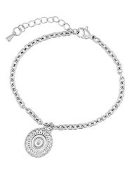 MOODE Bransoletka z zawieszką rozmiar: onesize. Szare bransoletki damskie MOODE, ze stali. Za 43.99 zł.