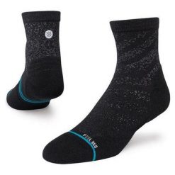 Skarpety biegowe Stance Run Light Quarter. Czarne skarpetki damskie Stance, bez wzorów. Za 53.99 zł.