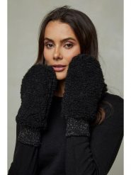 Soft Cashmere Rękawiczki w kolorze czarnym rozmiar: onesize. Czarne rękawiczki damskie Soft Cashmere, bez wzorów, prążkowane. Za 78.99 zł.