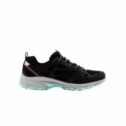 Buty trekkingowe damskie, Skechers Hillcrest - Pure Escapade. Czarne obuwie sportowe casual damskie Skechers, bez zapięcia. Za 259.99 zł.