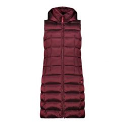 Bezrękawnik damski z kapturem CMP. Czerwone kamizelki damskie CMP, s, bez wzorów, z kapturem. Za 506.50 zł.