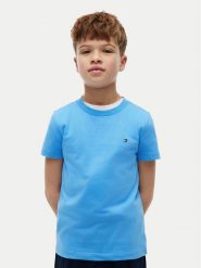 Tommy Hilfiger T-Shirt Essential KB0KB06879 D Niebieski jasny Regular Fit. Niebieskie t-shirty i koszulki chłopięce Tommy Hilfiger, bez wzorów, z bawełny, bez kołnierzyka, bez ramiączek. Za 109.99 zł.