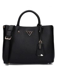 Guess Torebka w kolorze czarnym - 30 x 24 x 10 cm rozmiar: onesize. Czarne torebki klasyczne damskie Guess, z materiału, przez ramię, bez dodatków. Za 426.99 zł.