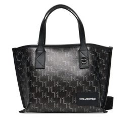 Torebka KARL LAGERFELD. Czarne torebki klasyczne damskie KARL LAGERFELD, bez dodatków. Za 599.99 zł.