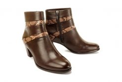 PIAZZA 962262-2 brown, botki damskie. Brązowe botki damskie Piazza, na zimę, bez obcasa, na obcasie, bez zapięcia. Za 429.90 zł.