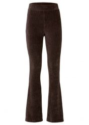 Legginsy z rozszerzanymi nogawkami z imitacji sztruksu. Niebieskie legginsy damskie bonprix, bez wzorów, ze sztruksu. Za 107.99 zł.