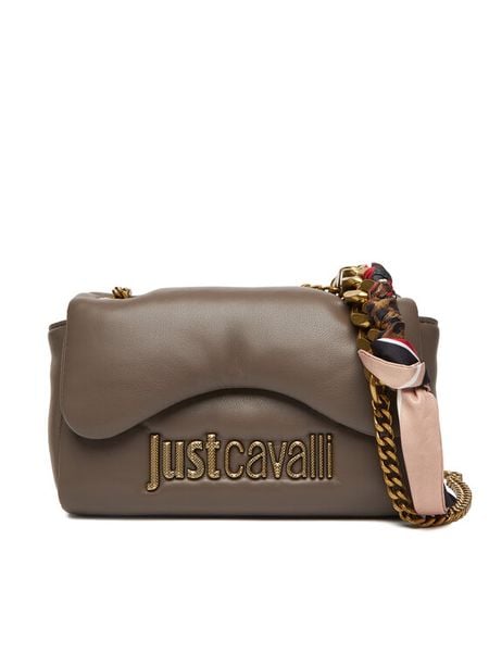 Just Cavalli Torebka 79RA4BD2 ZS748 Brązowy. Brązowe torebki klasyczne damskie Just Cavalli, ze skóry, bez dodatków. Za 529.99 zł.