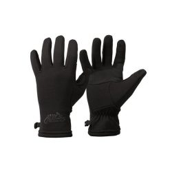 Rękawice turystyczne jesienno zimowe Tracker Outback. Czarne rękawiczki damskie HELIKON-TEX, bez wzorów, z tkaniny. Za 108.99 zł.