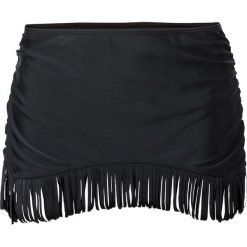 Figi bikini ze spódniczką bonprix czarny. Czarne bikini bonprix. Za 59.99 zł.