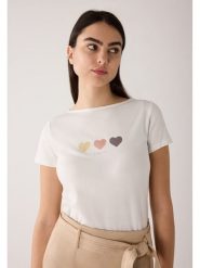 More & More Koszulka w kolorze białym rozmiar: 42. Białe bluzki damskie More & More, bez wzorów, bez kołnierzyka, bez ramiączek. Za 118.56 zł.