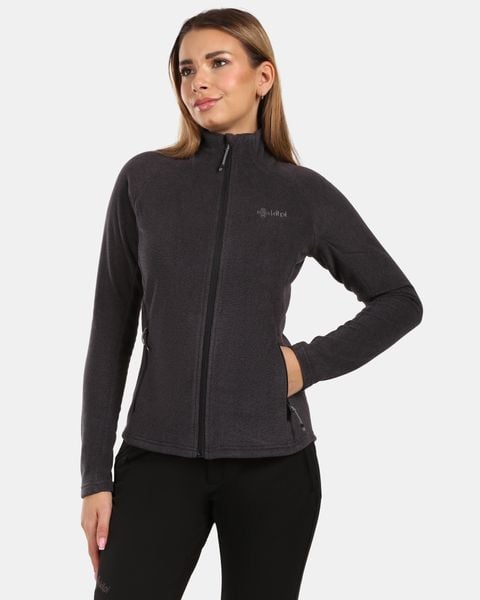 Damska bluza polarowa Kilpi GLAMER-W. Czarne bluzy damskie Kilpi, bez wzorów, z materiału, bez kaptura. Za 189.67 zł.