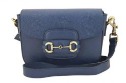 Listonoszka skórzana BARBERINI'S 968-41 j.granatowa. Niebieskie shopper bag Barberinis, z aplikacjami, ze skóry, małe, bez dodatków. Za 299.99 zł.